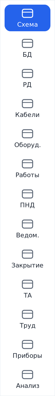 Рейка модулей